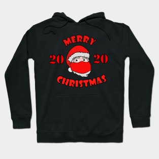 2020 Christmas Gift Masked Santa Claus Hoodie